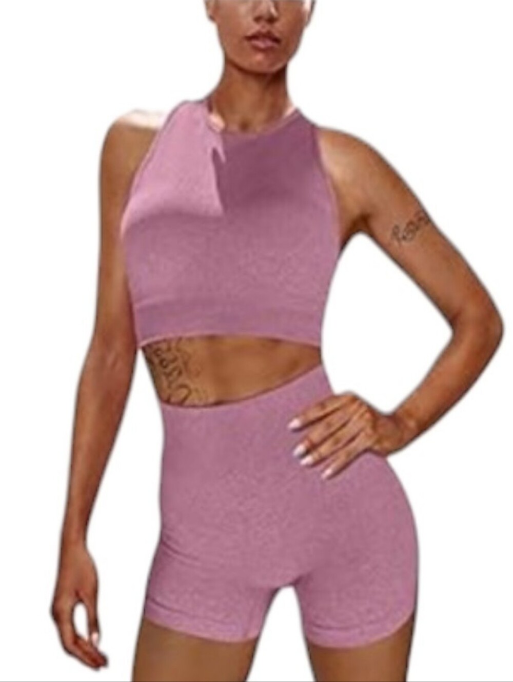 Light Pink 2PC Workout Set